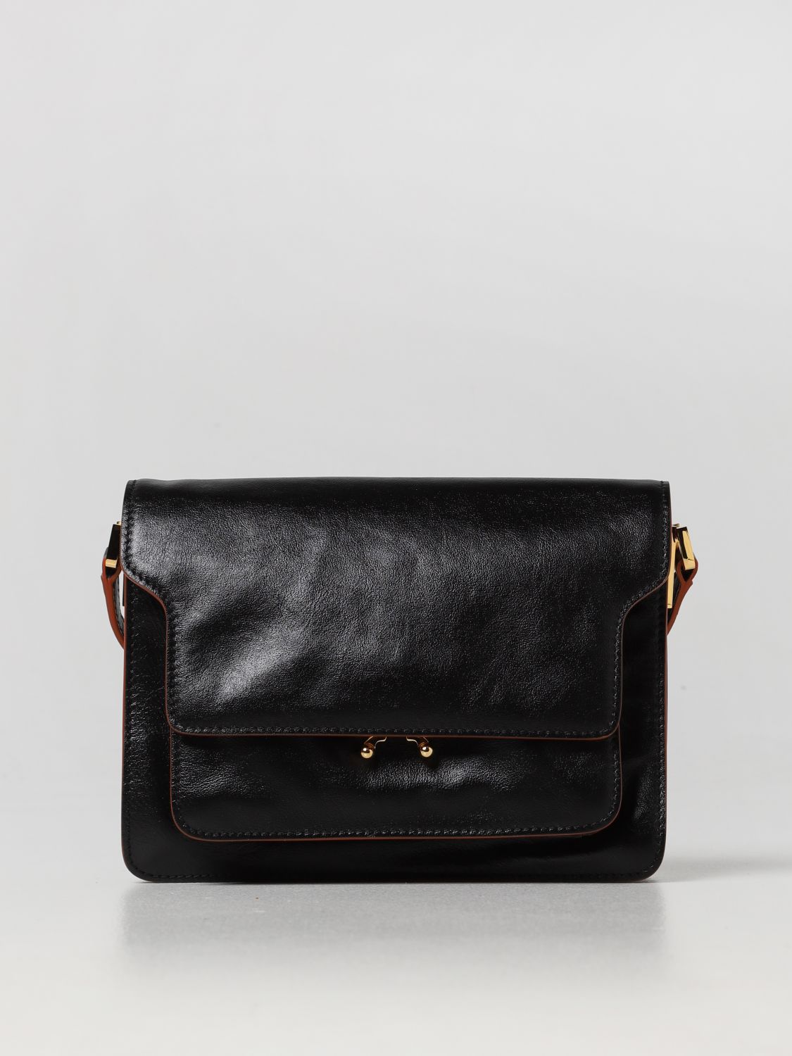 MARNI: shoulder bag for women - Black | Marni shoulder bag ...