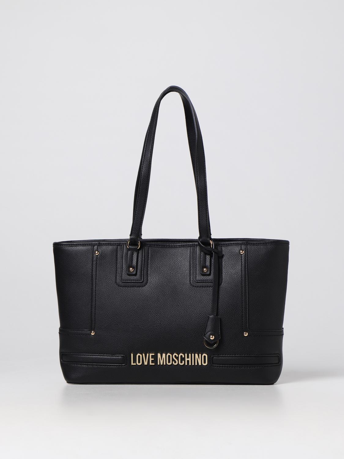 LOVE MOSCHINO tote bags for woman Black Love Moschino tote bags
