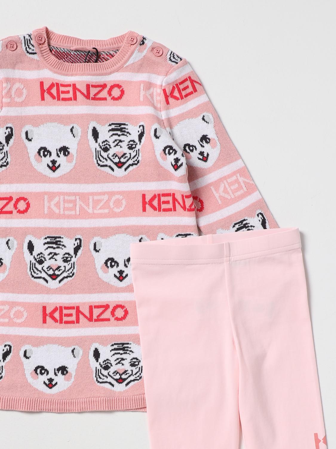 KENZO JUNIOR jumpsuit for baby Fuchsia Kenzo Junior jumpsuit K98063 online on