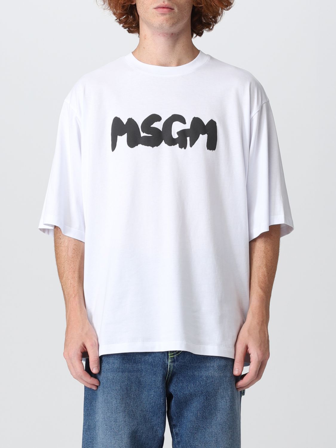 Msgm T-shirt  Men In White