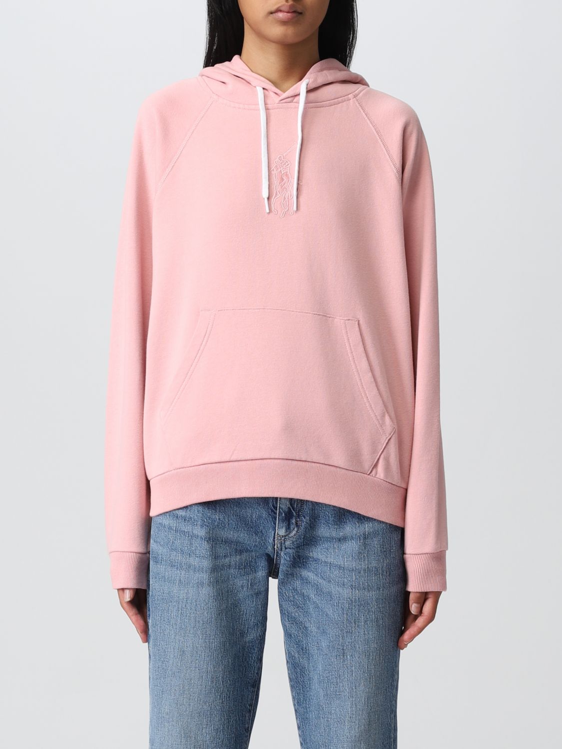 Polo Ralph Lauren Outlet: sweatshirt for woman - Pink | Polo Ralph Lauren  sweatshirt 211872989 online on 