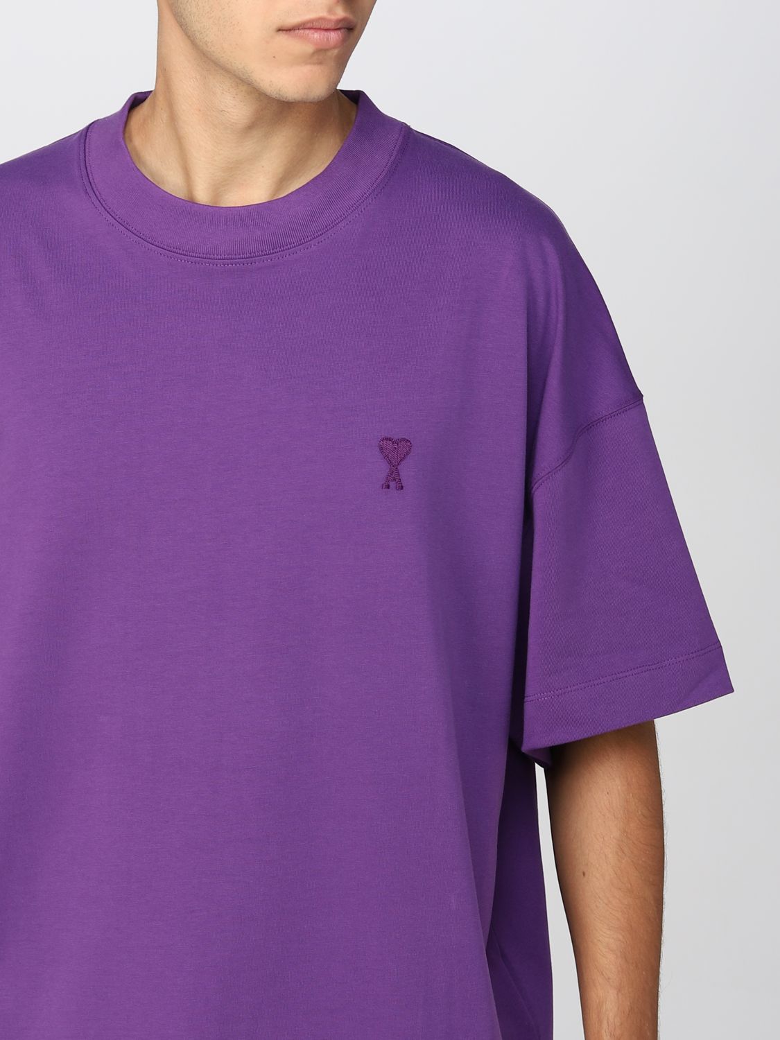 AMI PARIS Tshirt homme Violet TShirt Ami Paris UTS012726 en