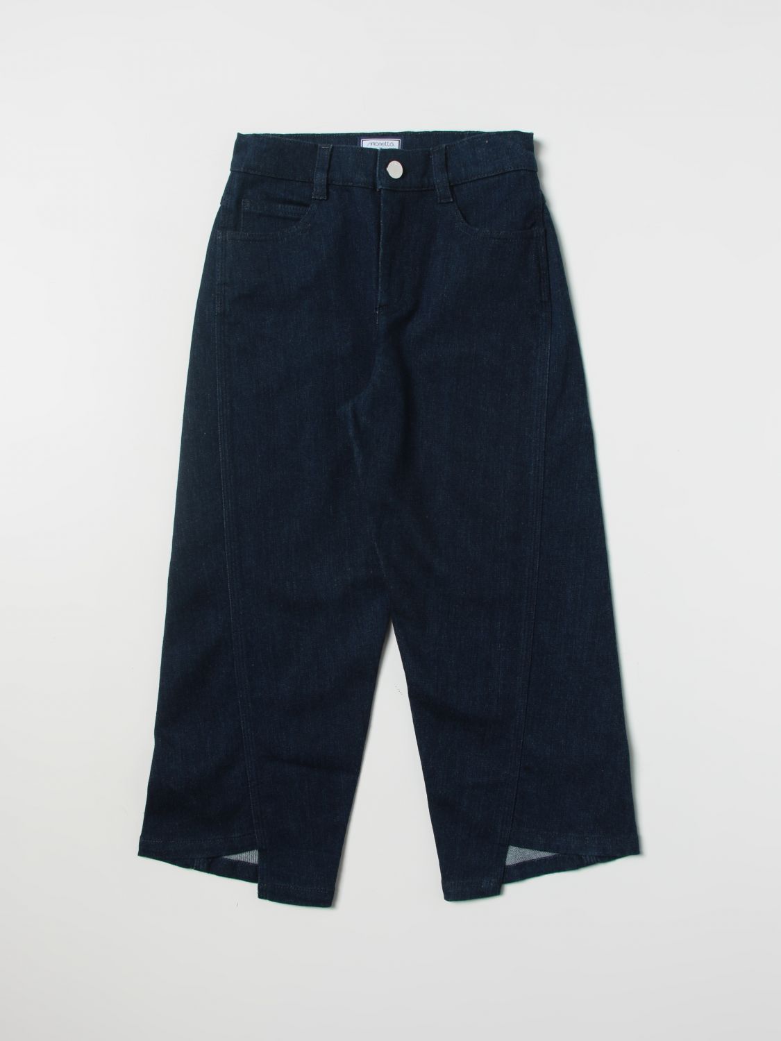 SIMONETTA: pants for girls - Blue | Simonetta pants 1R6A31D0028 online ...
