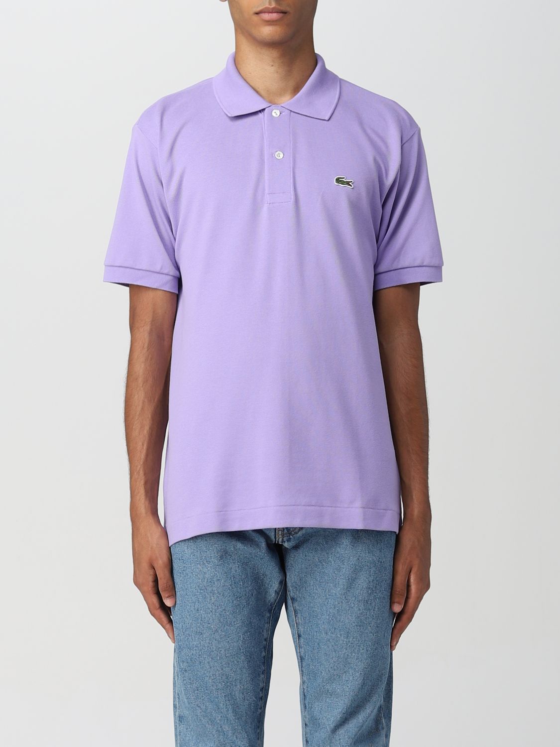 LACOSTE: shirt for man Lilac | Lacoste shirt 1212 online on