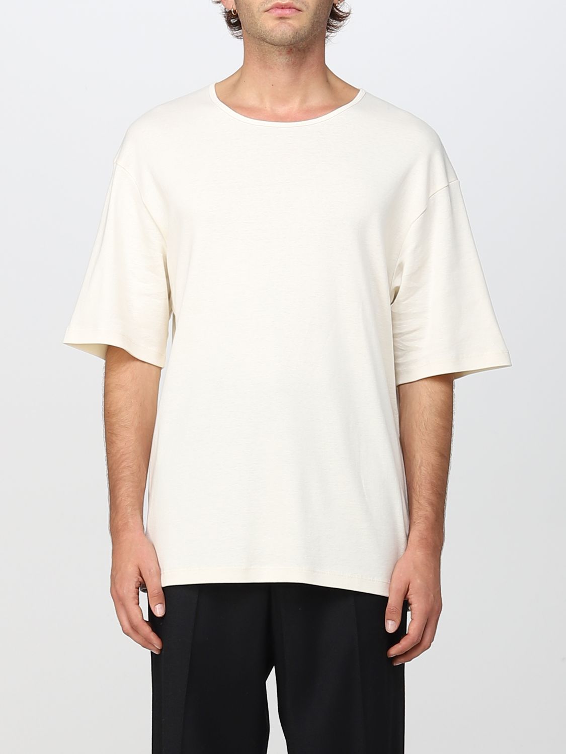 T-shirt Lemaire: Lemaire t-shirt for men ivory 1