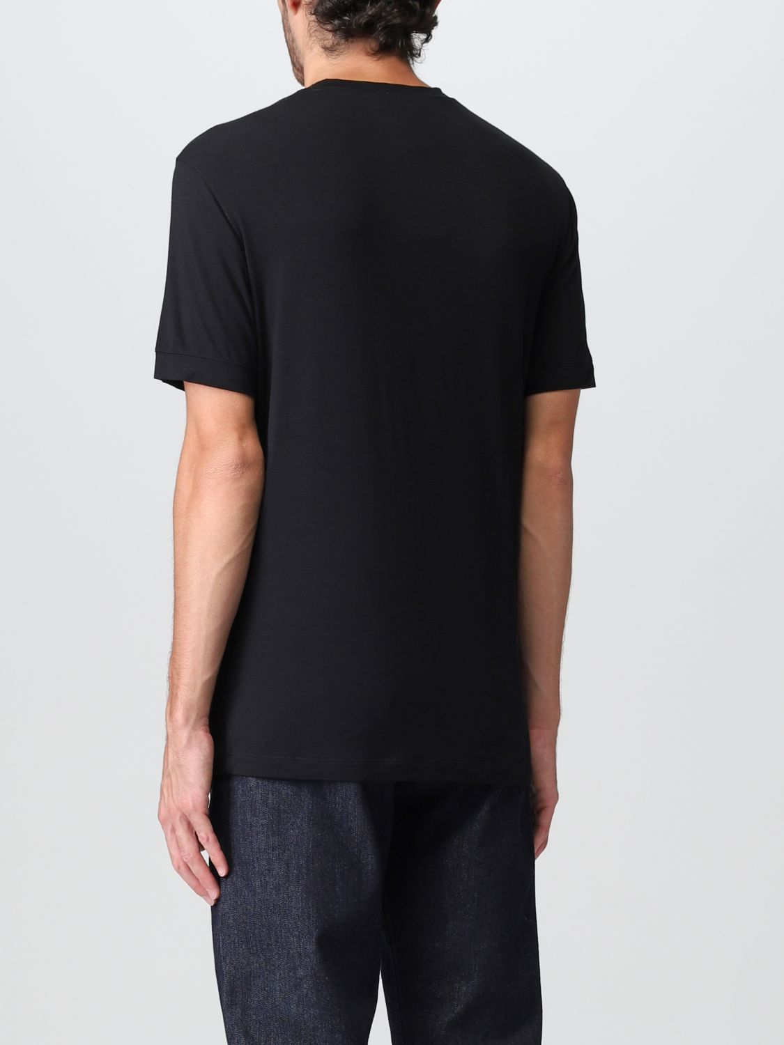 T恤 Giorgio Armani: Giorgio Armanit恤男士 黑色 3