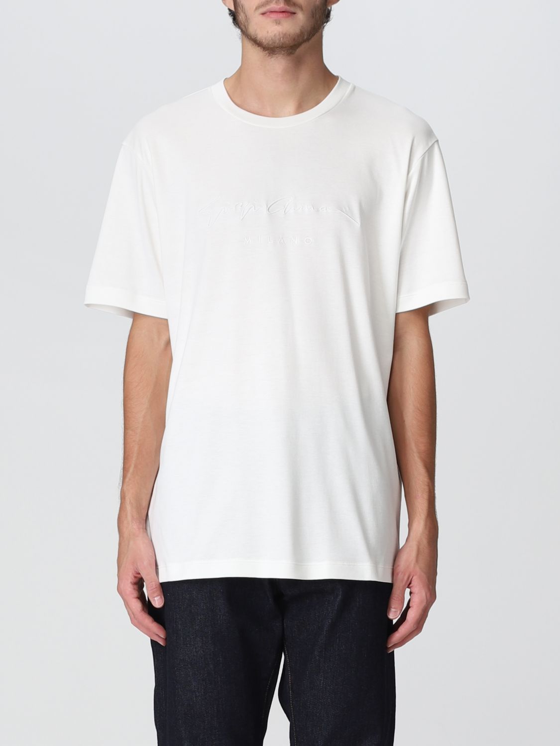 Tシャツ ジョルジオ アルマーニ: Tシャツ Giorgio Armani メンズ ホワイト 1