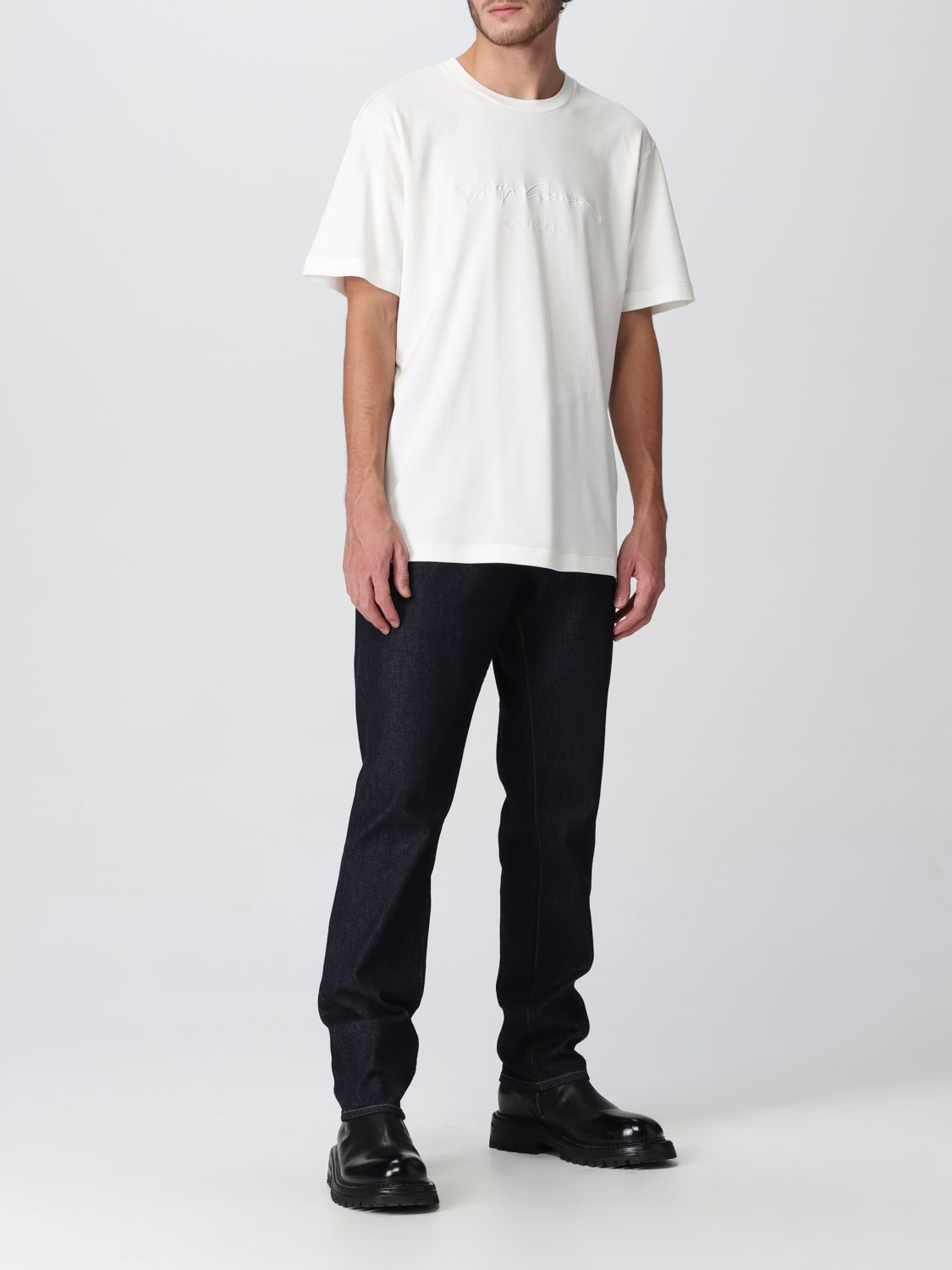T-shirt Giorgio Armani: Giorgio Armani t-shirt for men white 2