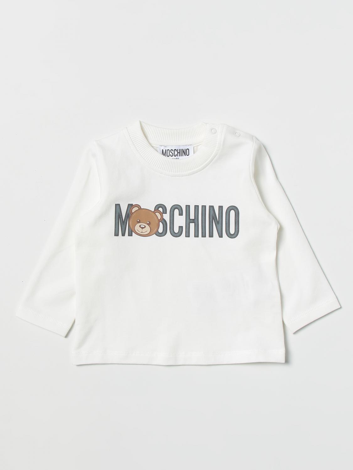 MOSCHINO BABY tshirt for baby Yellow Cream Moschino Baby tshirt