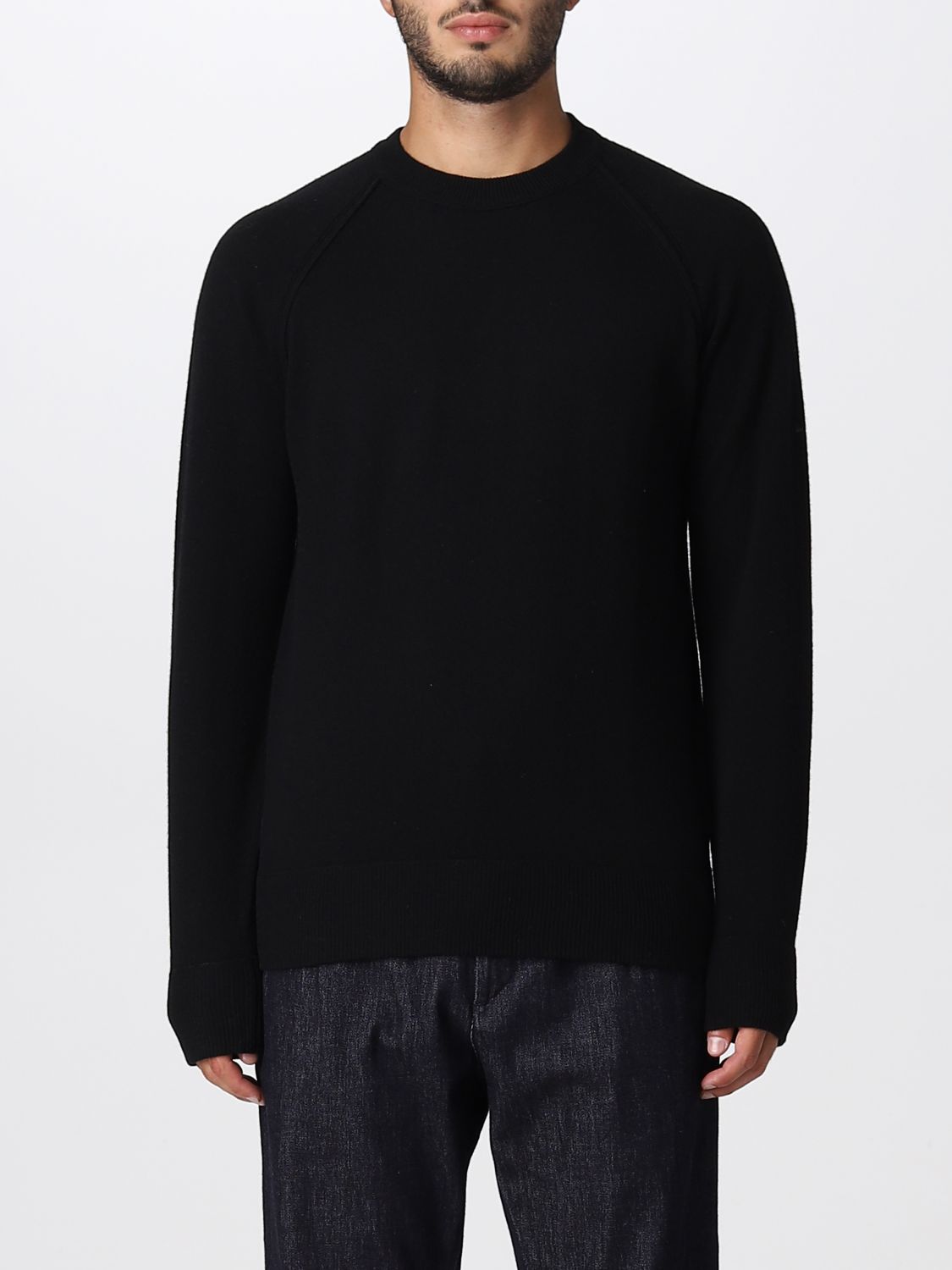 PAOLO PECORA: sweater for man - Black | Paolo Pecora sweater A031F002 ...