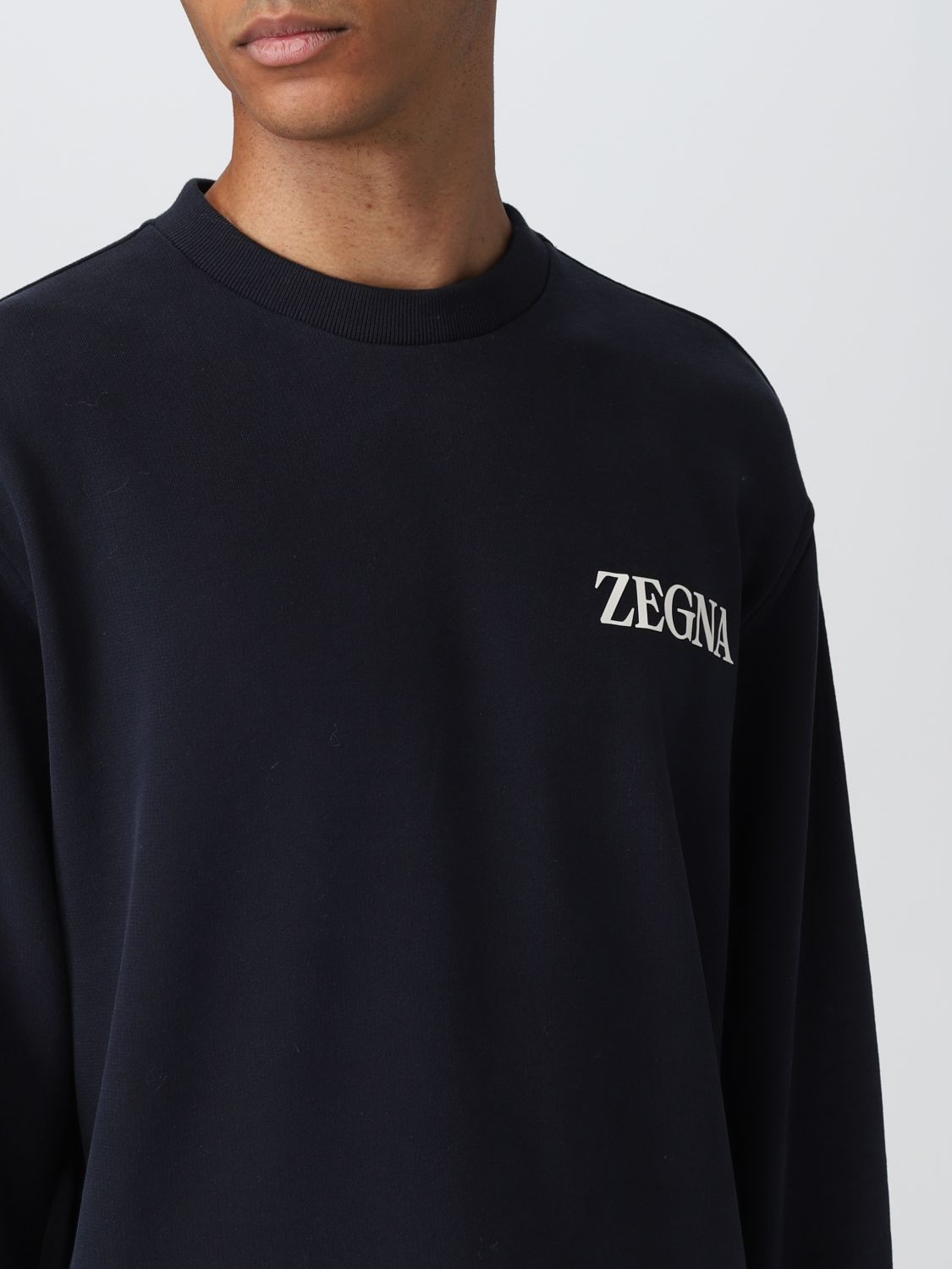 Sweatshirt Zegna: Zegna sweatshirt for men blue 4