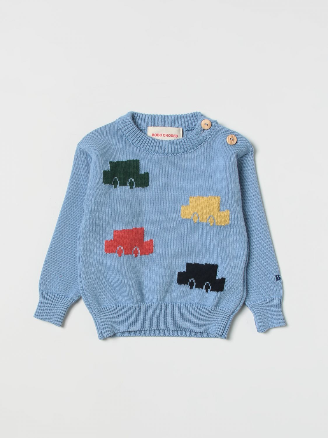 Sweater Bobo Choses: Bobo Choses sweater for baby blue 1