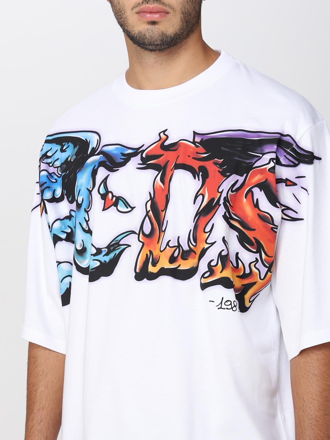 GCDS T shirt For Man White Gcds T shirt AI22M130639 Online On gcds-t-shirt-for-man-white-gcds-t-shirt-ai22m130639-online-on