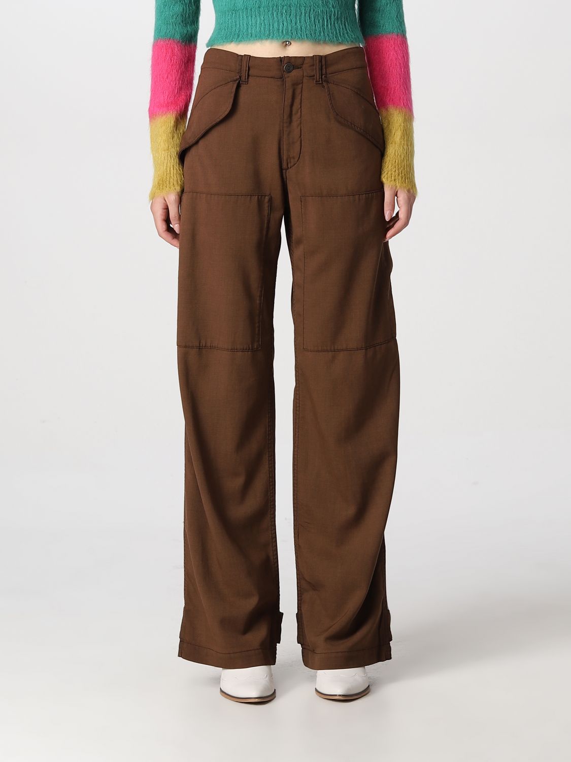Giglio.com Donna Abbigliamento Pantaloni e jeans Pantaloni Pantaloni eleganti Pantalone in lana vergine stretch 