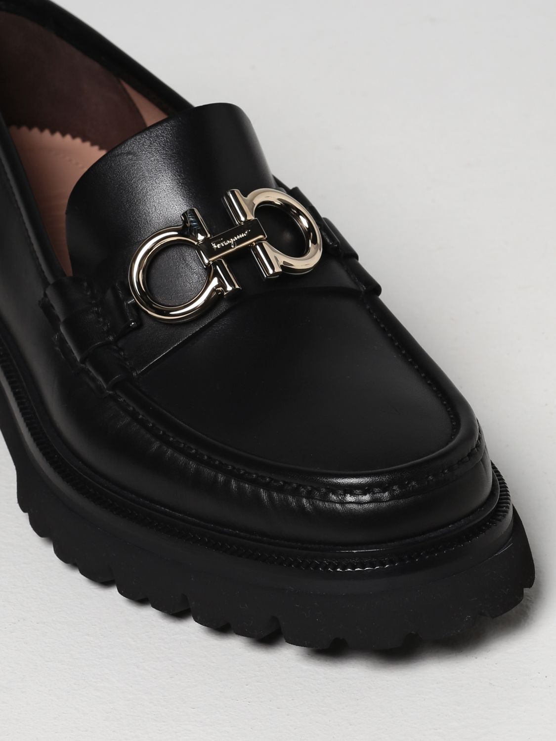 Loafers Salvatore Ferragamo: Salvatore Ferragamo Bleecker leather loafers black 4
