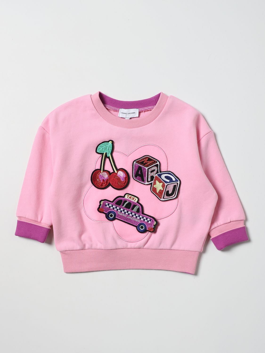 Sweater Little Marc Jacobs: Little Marc Jacobs sweater for girls pink 1