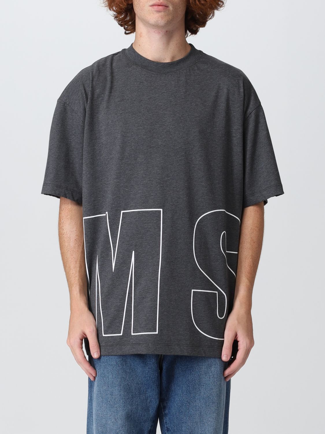 Msgm T-shirt  Men In Grey
