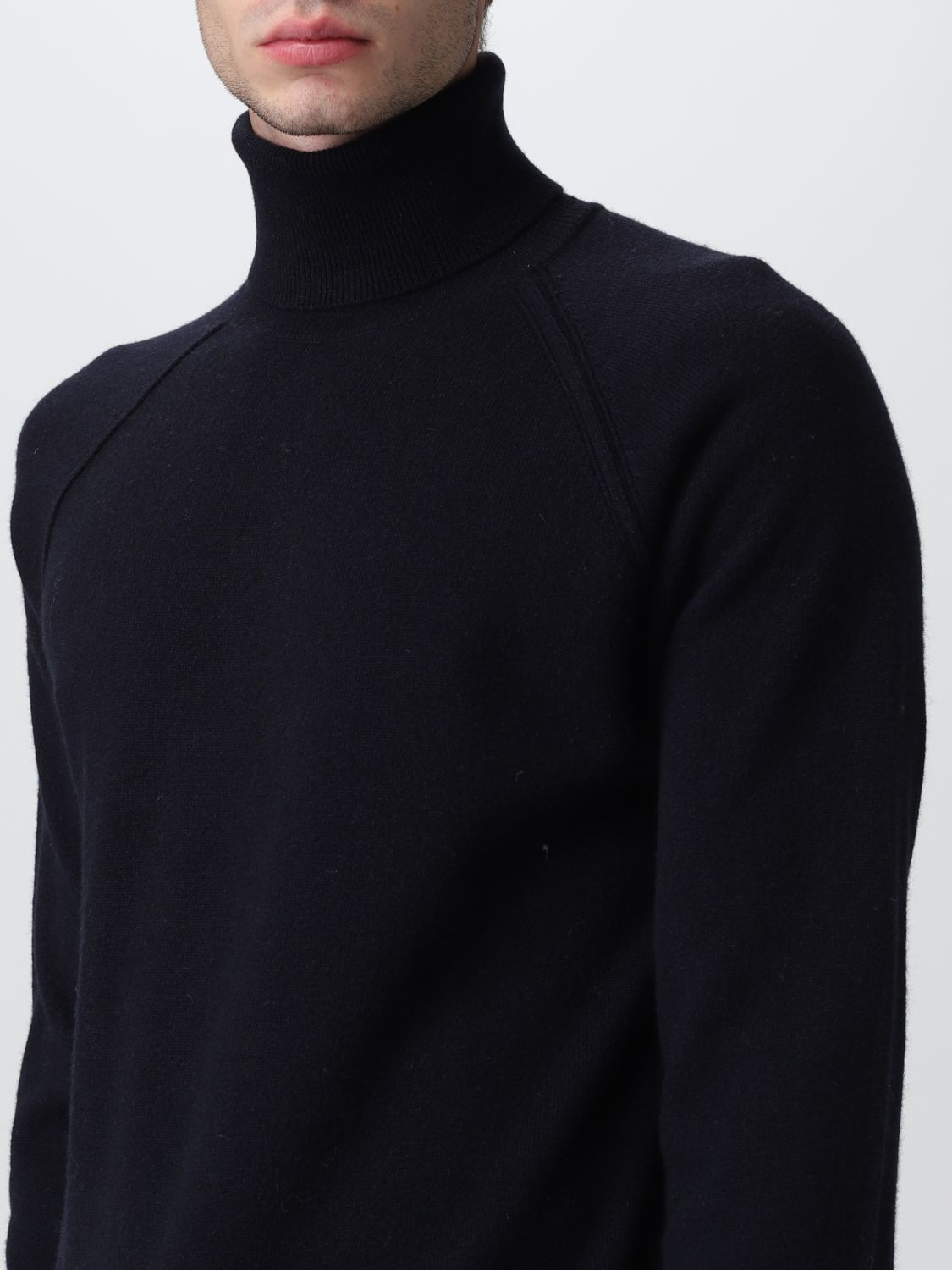 PAOLO PECORA: sweater for man - Navy | Paolo Pecora sweater A032F002 ...