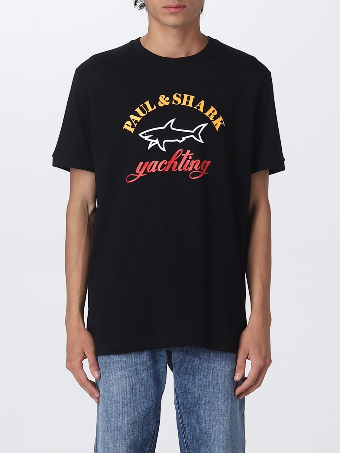 bevel Misleidend Blaast op PAUL & SHARK: t-shirt for man - Black | Paul & Shark t-shirt C0P1006 online  on GIGLIO.COM