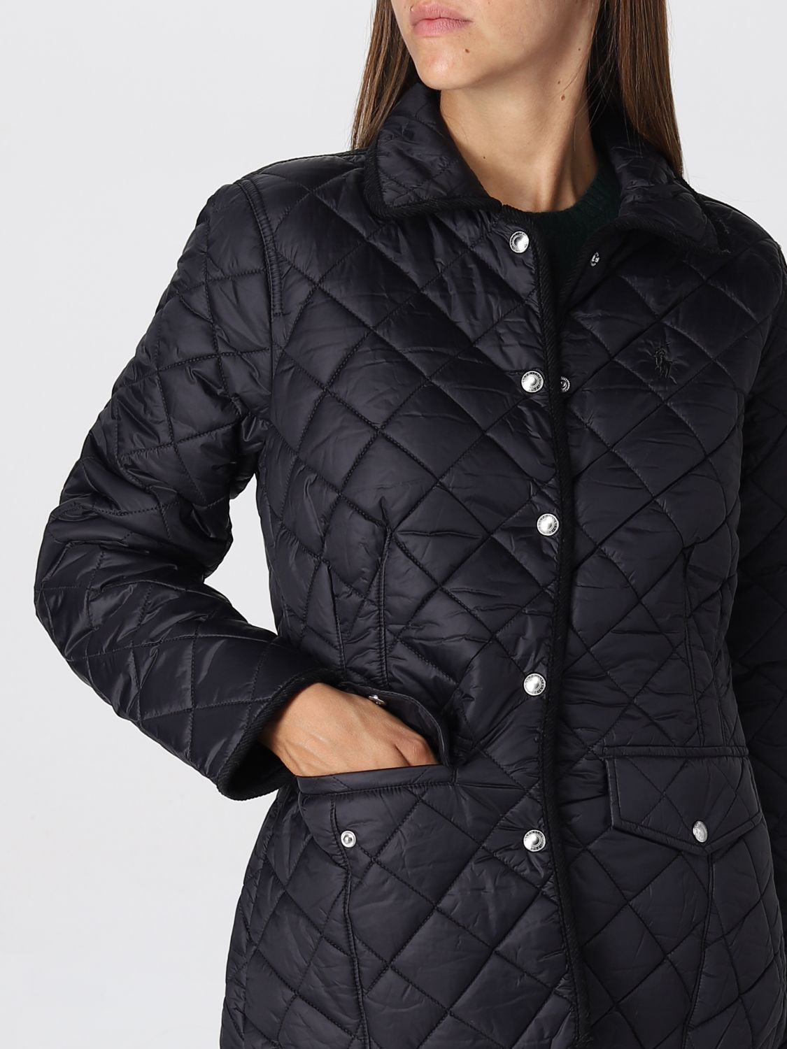 POLO RALPH LAUREN: jacket for woman - Black | Polo Ralph Lauren jacket ...