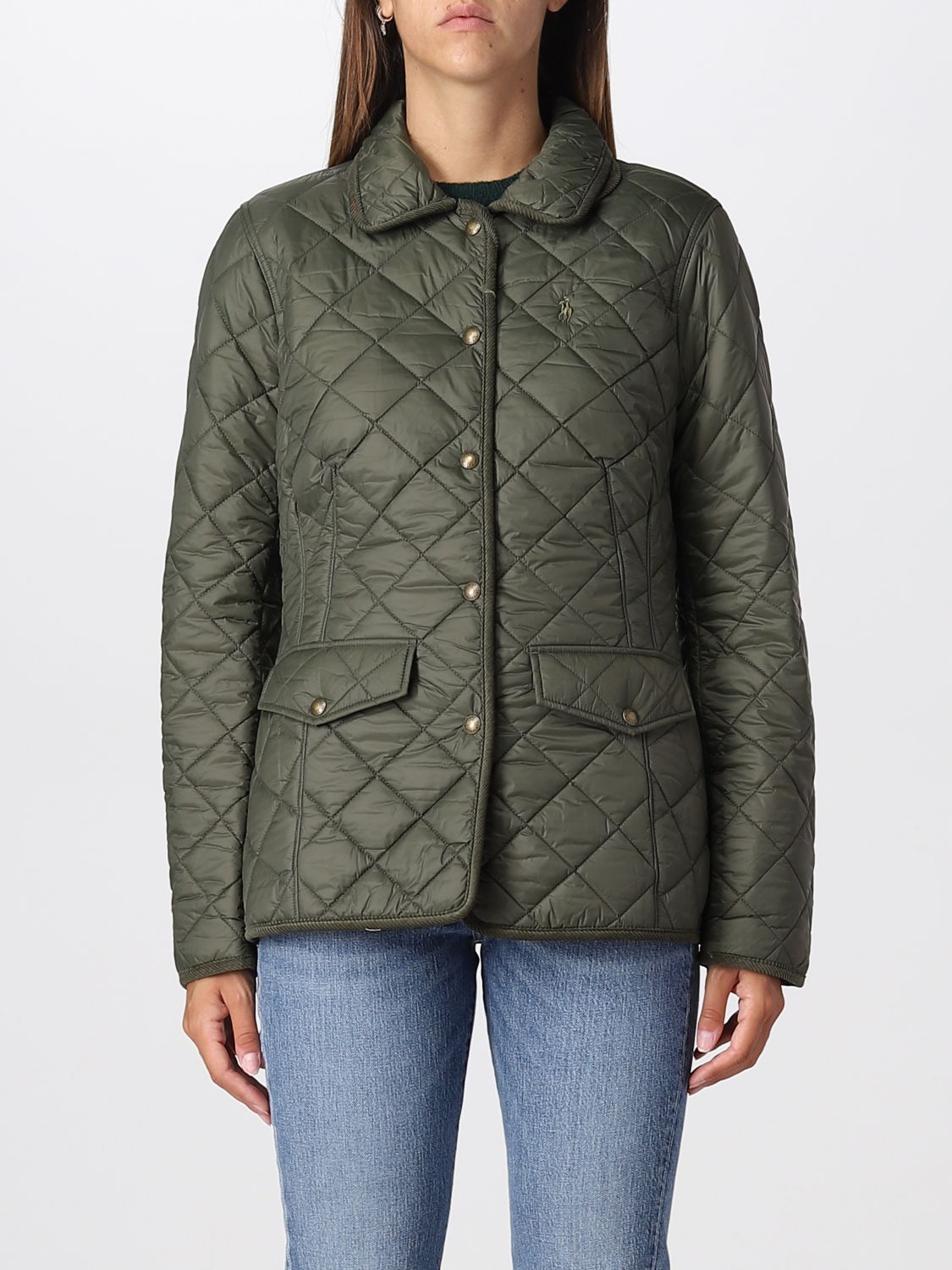POLO RALPH LAUREN jacket for woman Olive Polo Ralph Lauren jacket
