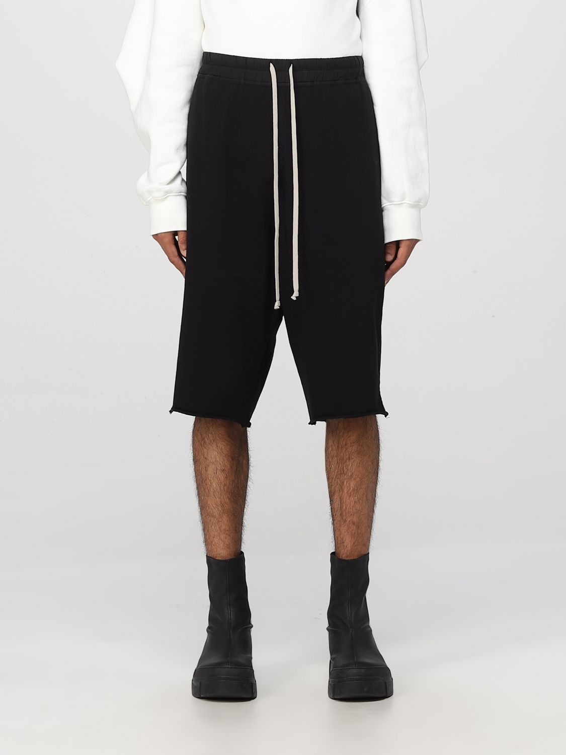 RICK OWENS: short for man - Black | Rick Owens short DU02B4373RIG ...