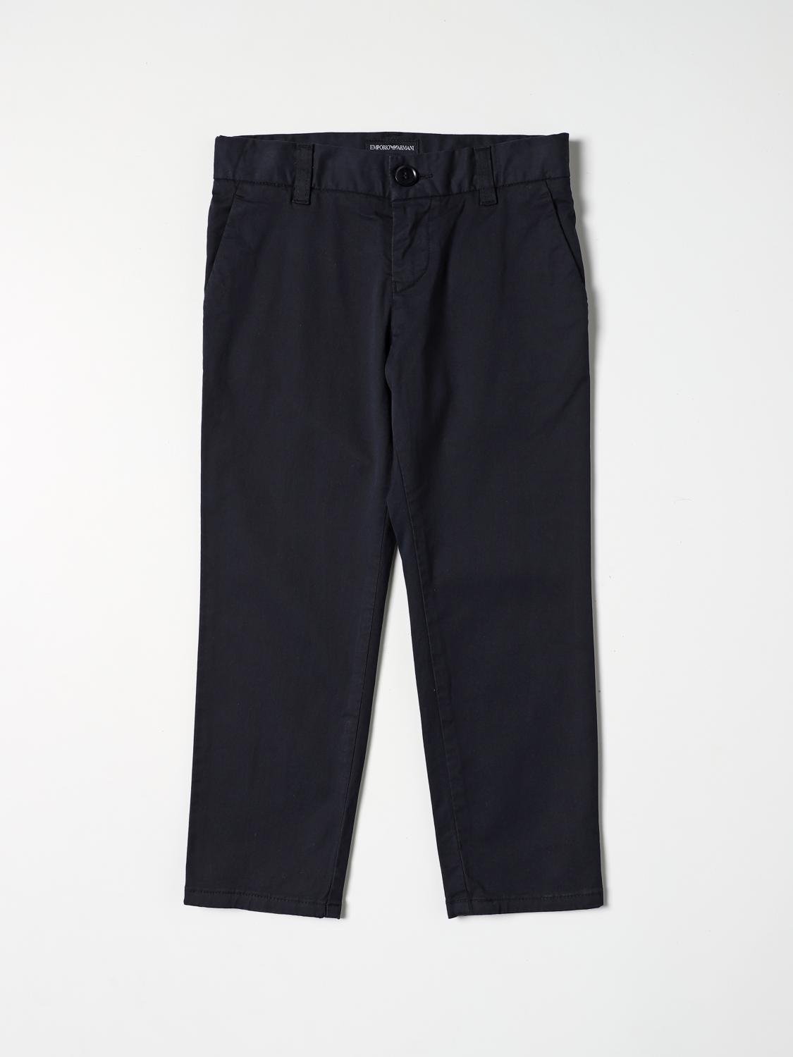 Trousers EMPORIO ARMANI KIDS Kids colour Blue