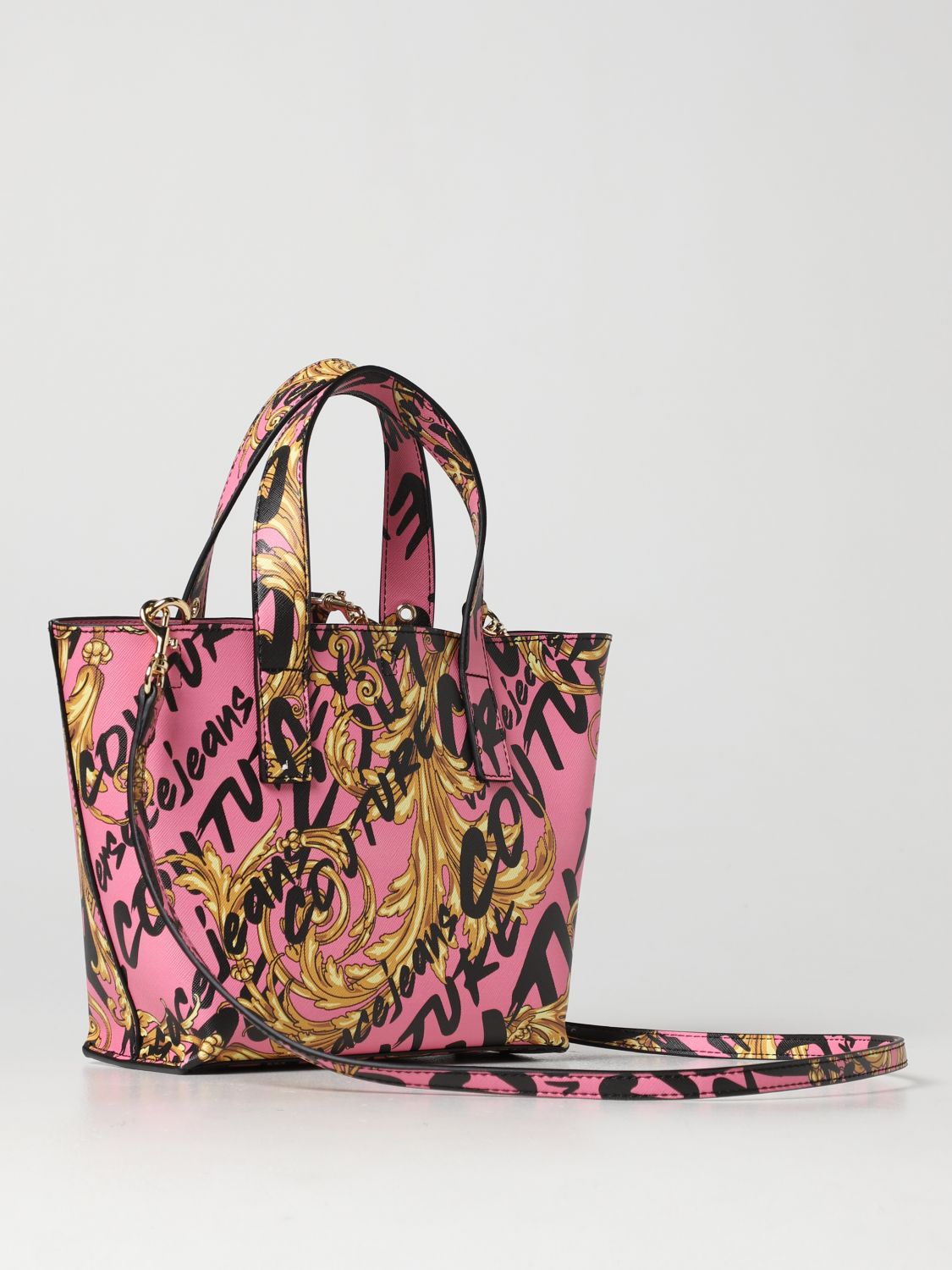 Versace Jeans Couture Tote Bags For Women Pink Versace Jeans Couture Tote Bags 7523