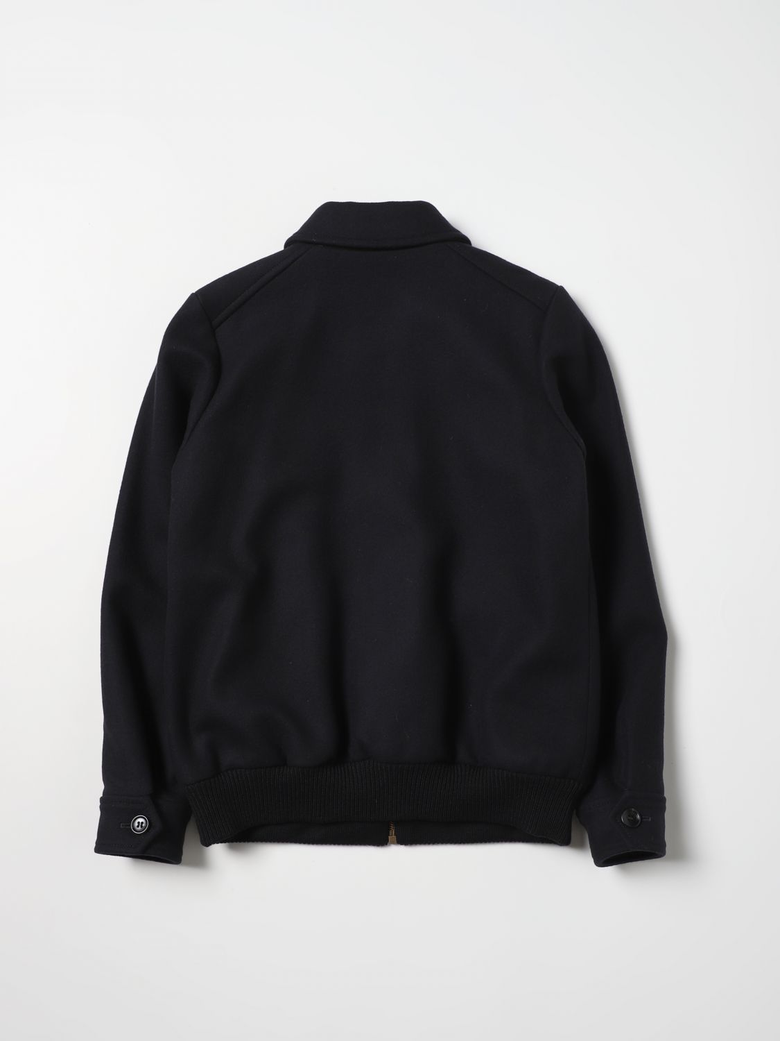 GUCCI: wool zip-up bomber - Ink | Gucci jacket 692699XWATP online on ...
