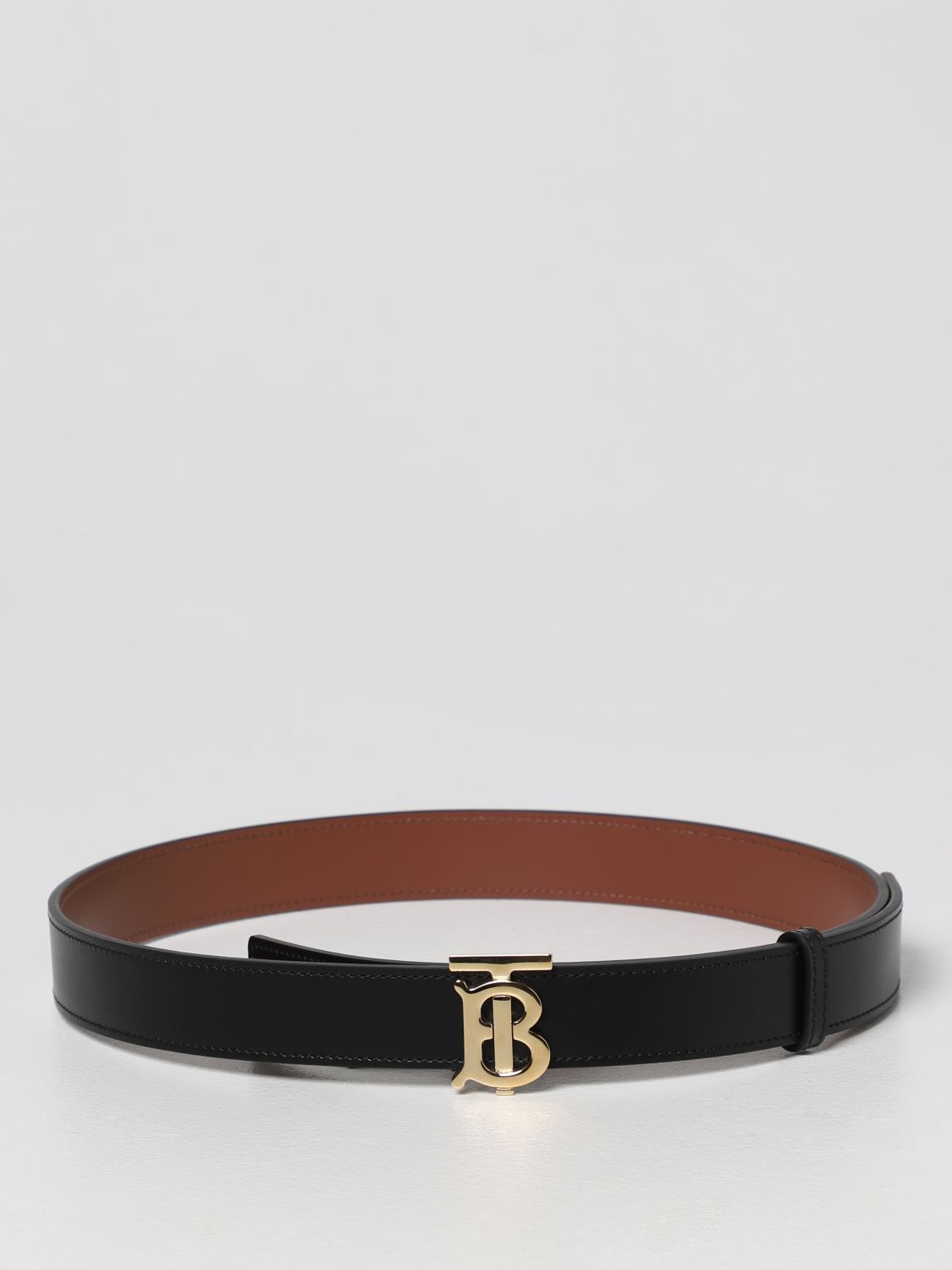 BURBERRY: Belt women - Black | Burberry belt 8052486 online on 