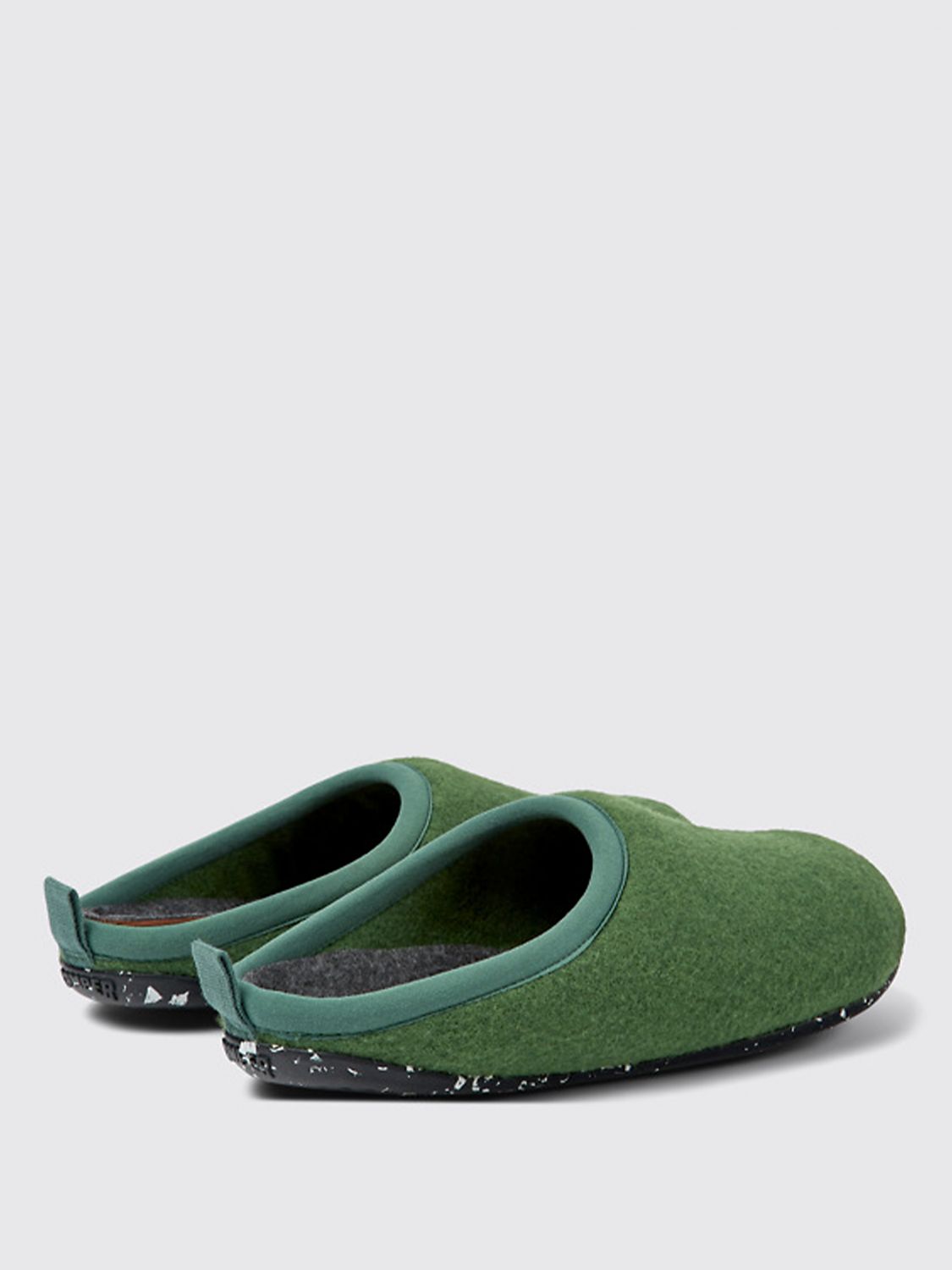 Scarpe basse Camper: Pantofola di lana Wabi Camper verde 4