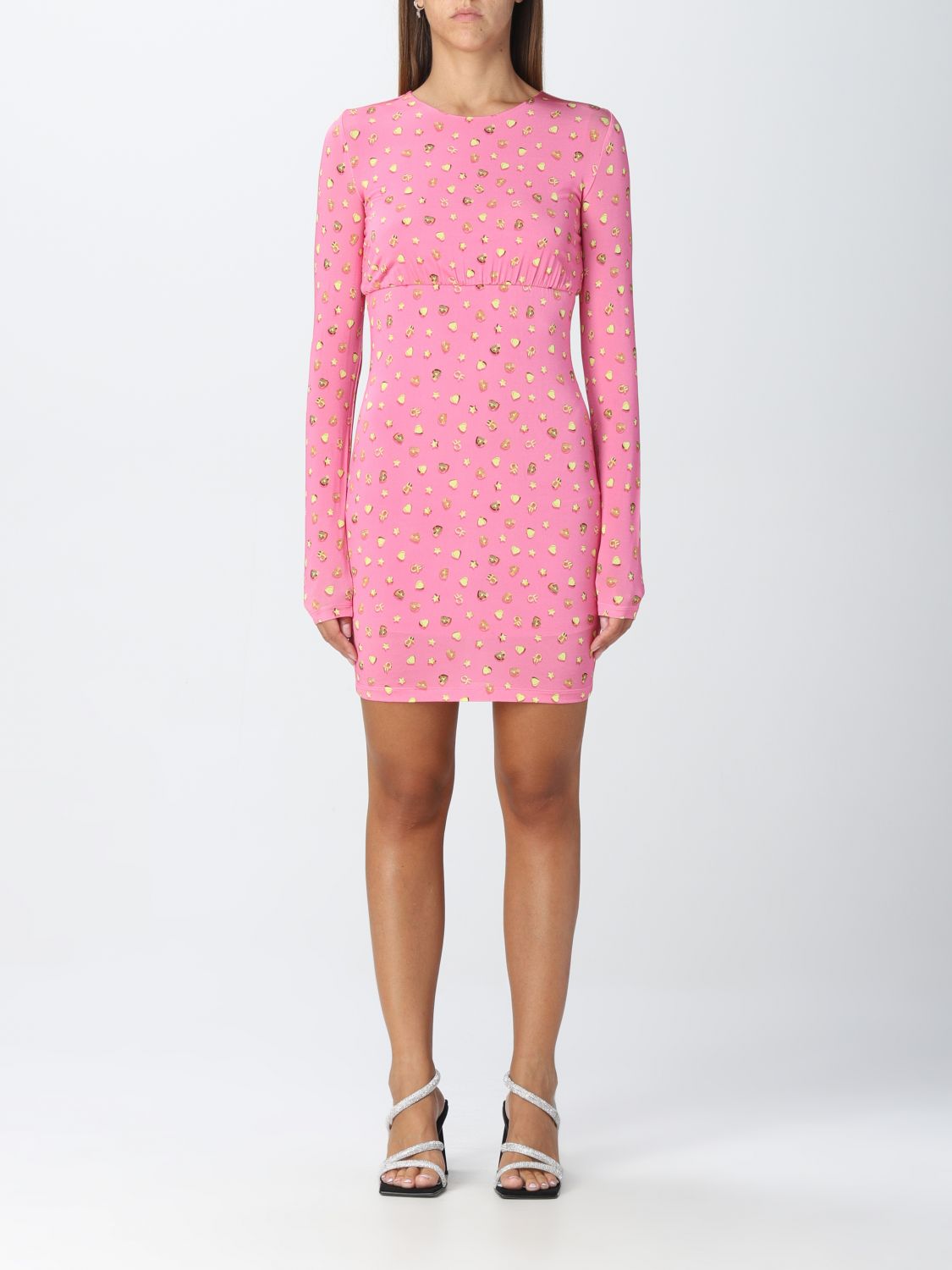 CHIARA FERRAGNI: dress for woman - Pink | Chiara Ferragni dress ...