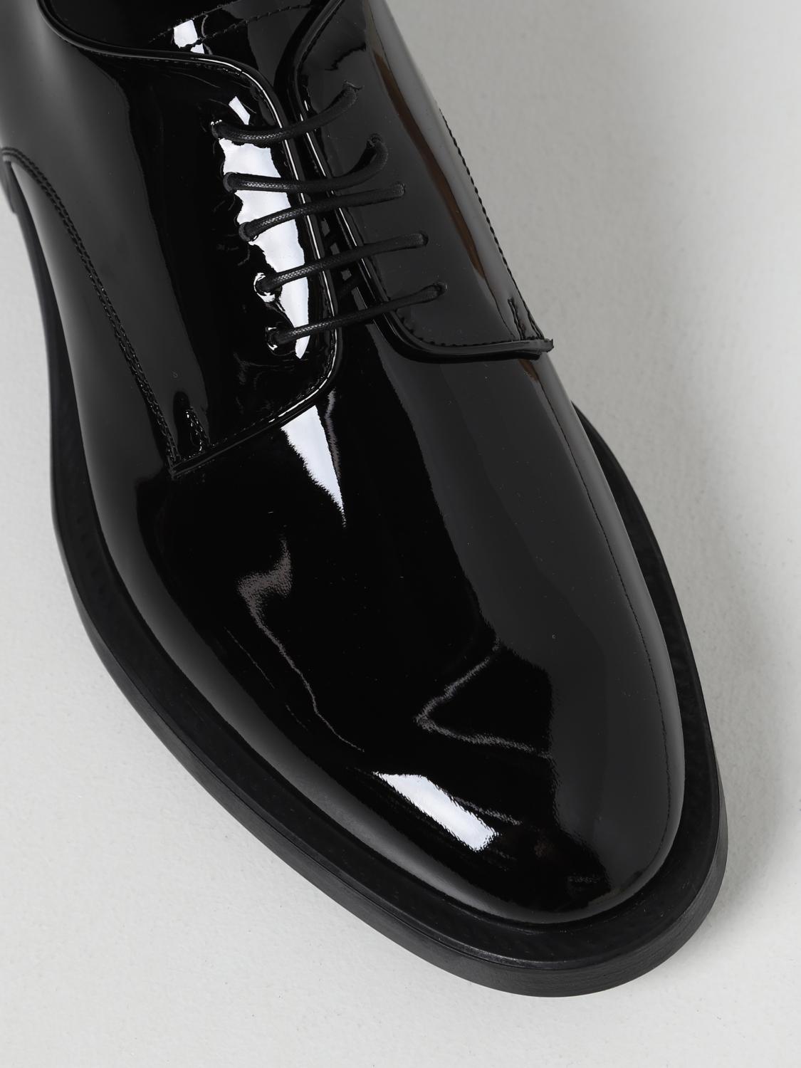 Giorgio Armani Patent Leather Lace-Up Shoes