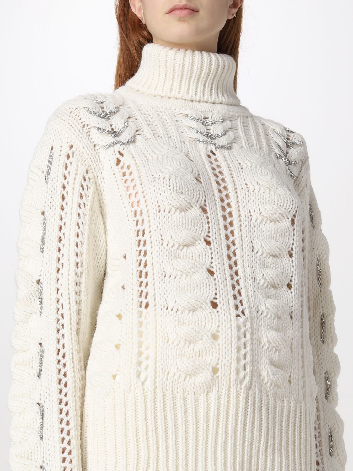 CIRCUS HOTEL: sweater for woman - White | Circus Hotel sweater H2WQ01 ...