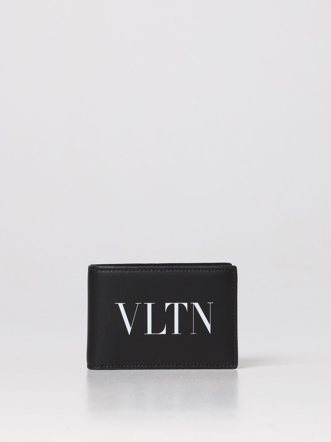Wallet Valentino Garavani: Valentino Garavani VLTN leather wallet black 1