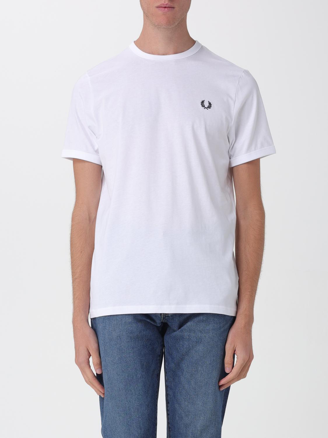 FRED PERRY T-Shirt Herren Farbe Weiß