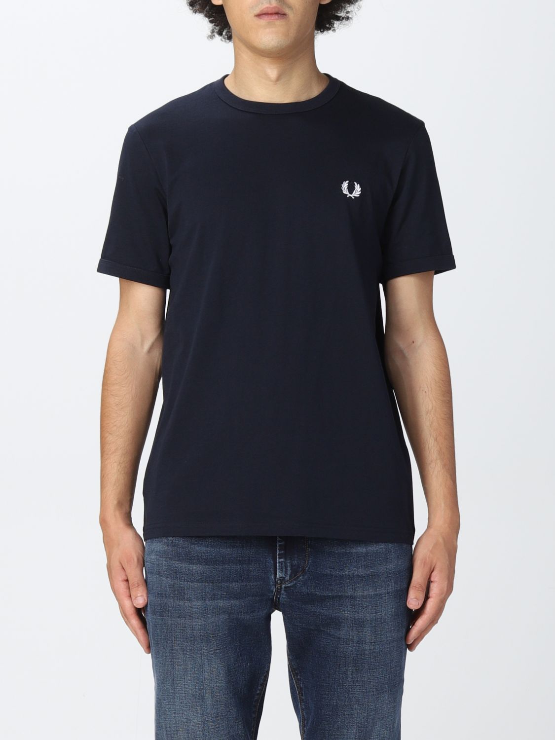 Tシャツ Fred Perry: Tシャツ Fred Perry メンズ ネイビー 1