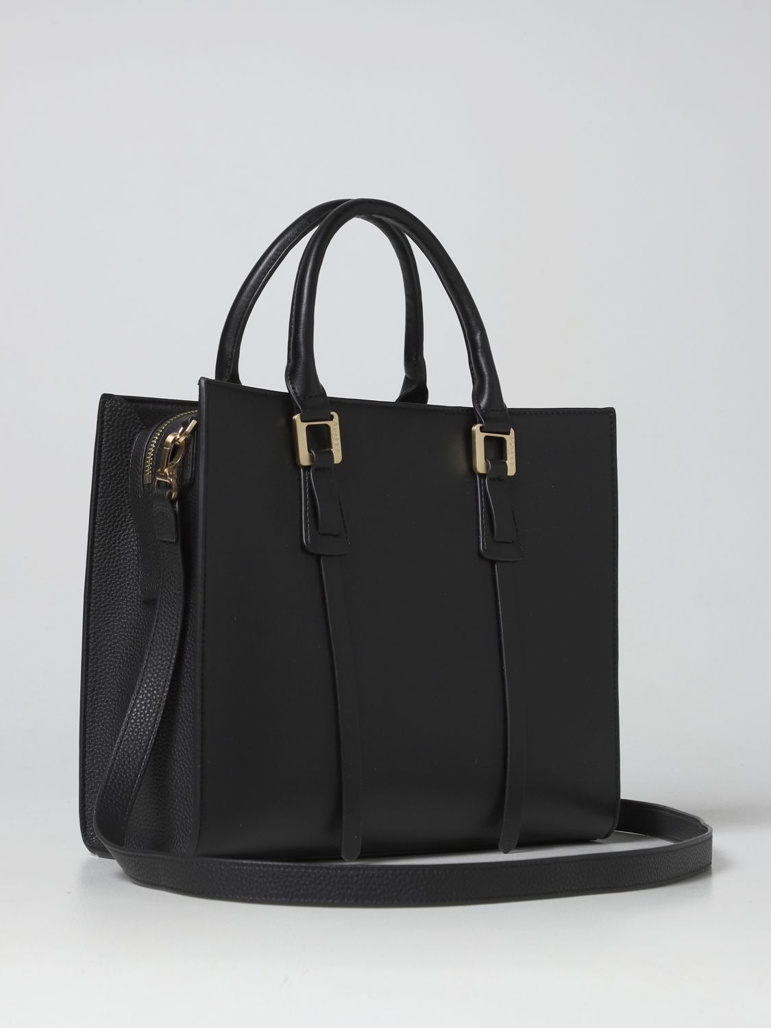 GAËLLE PARIS: tote bags for woman - Black | Gaëlle Paris tote bags ...