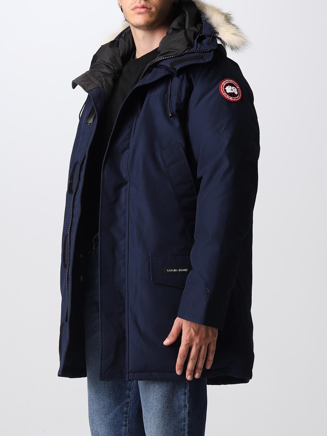 canada goose parka bleu