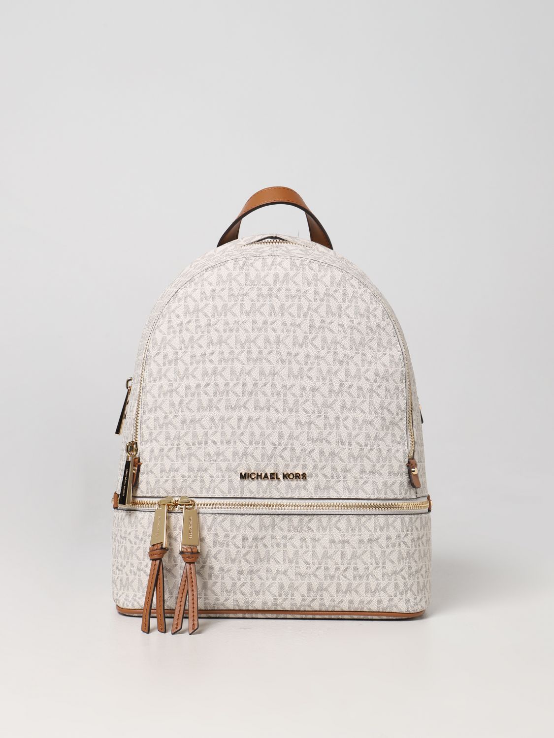 MICHAEL KORS: backpack for woman - Cream | Michael Kors backpack 30S7GEZB1B  online on 