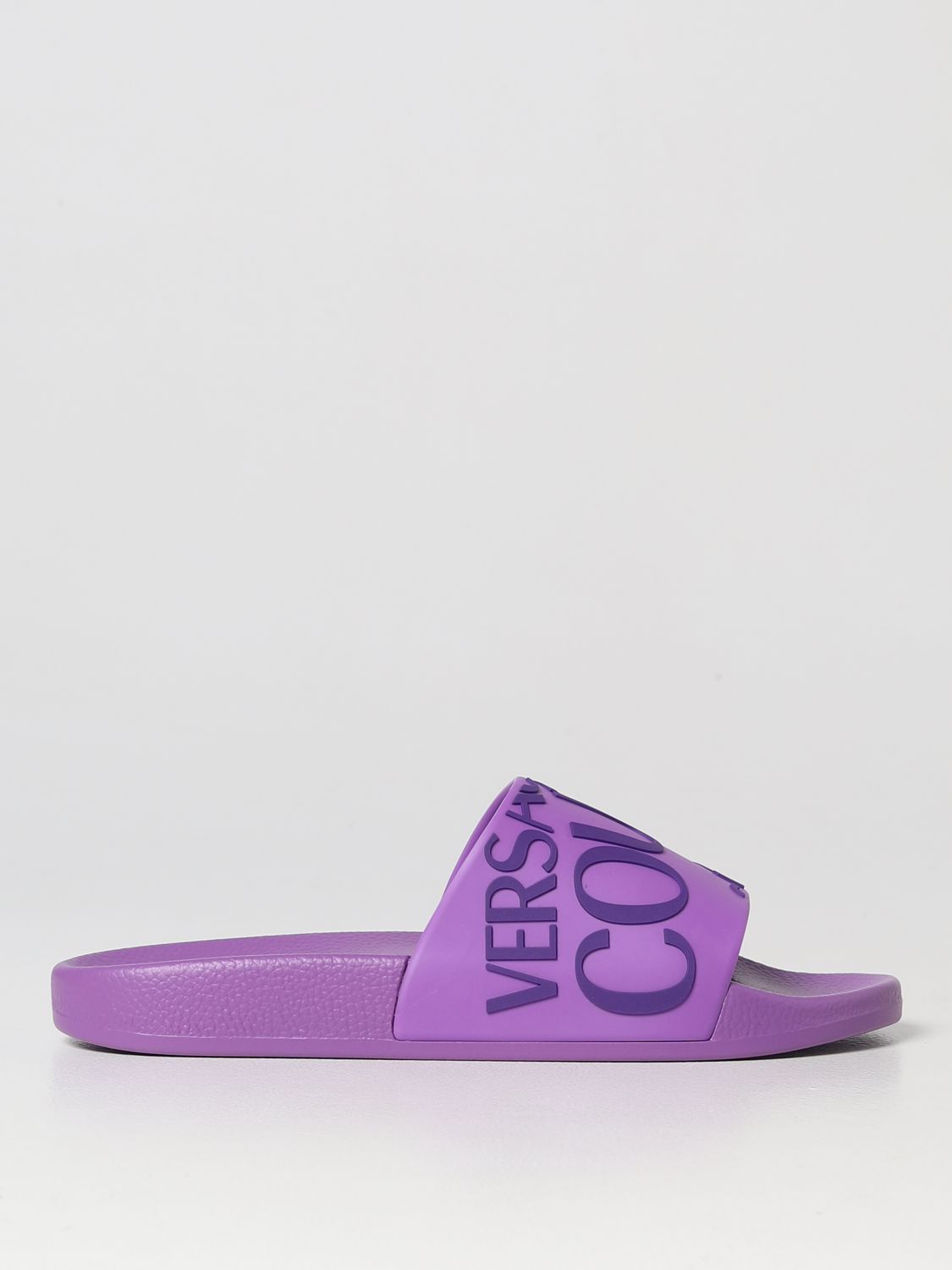 Flat sandals Versace Jeans Couture: Versace Jeans Couture flat sandals for women violet 1