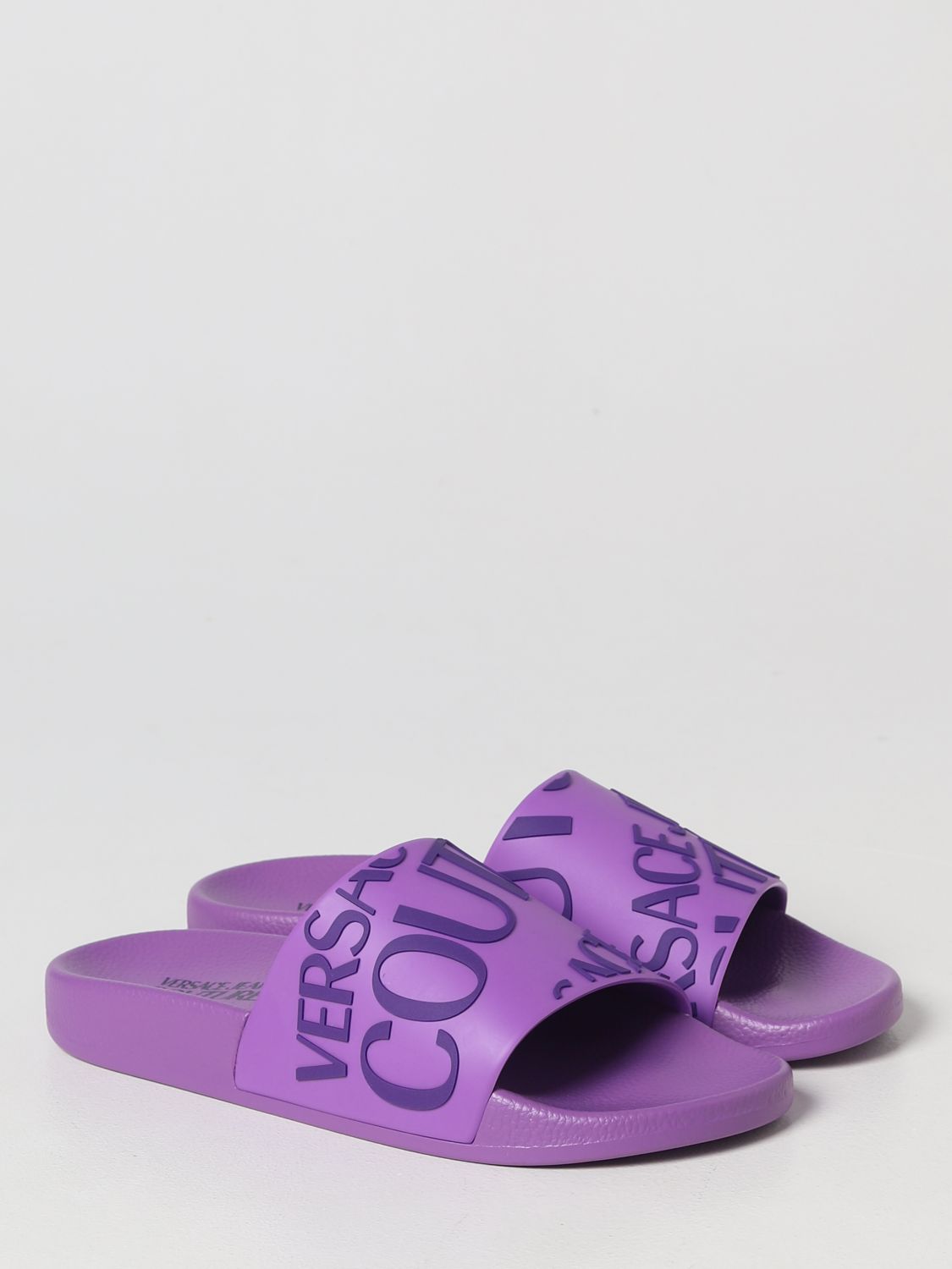 Flat sandals Versace Jeans Couture: Versace Jeans Couture flat sandals for women violet 2