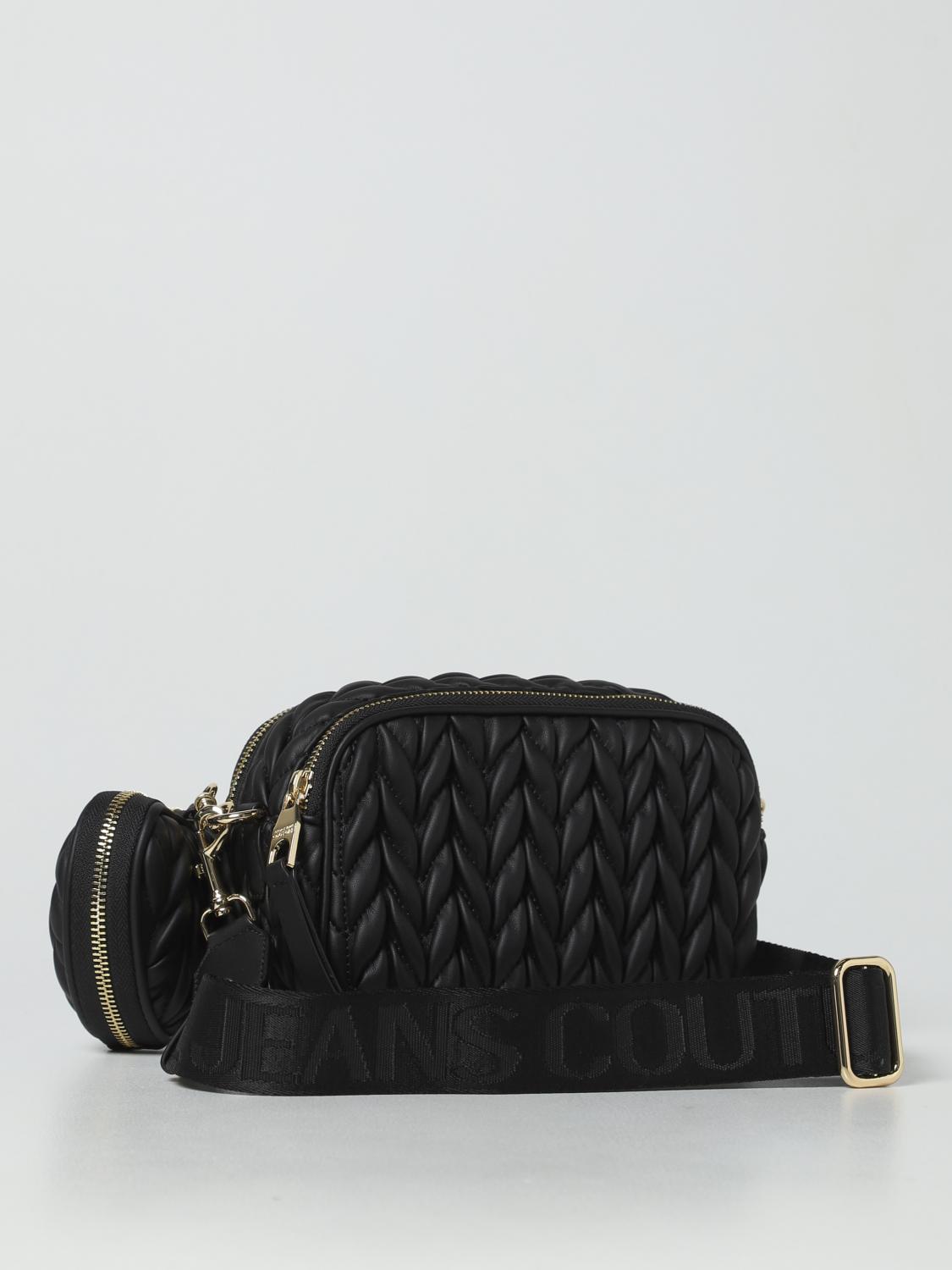 VERSACE JEANS COUTURE shoulder bag for women Black Versace Jeans Couture shoulder bag