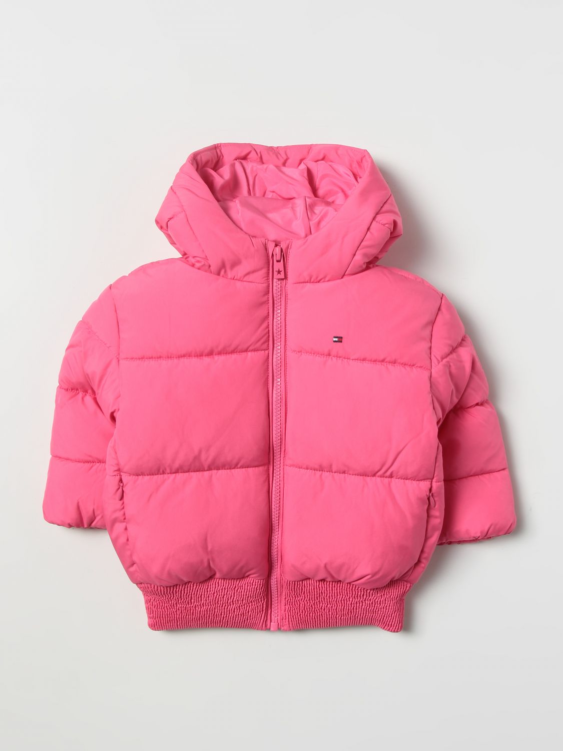 Snikken Kaliber Los Tommy Hilfiger Outlet: jacket for girl - Pink | Tommy Hilfiger jacket  KG0KG06689 online on GIGLIO.COM