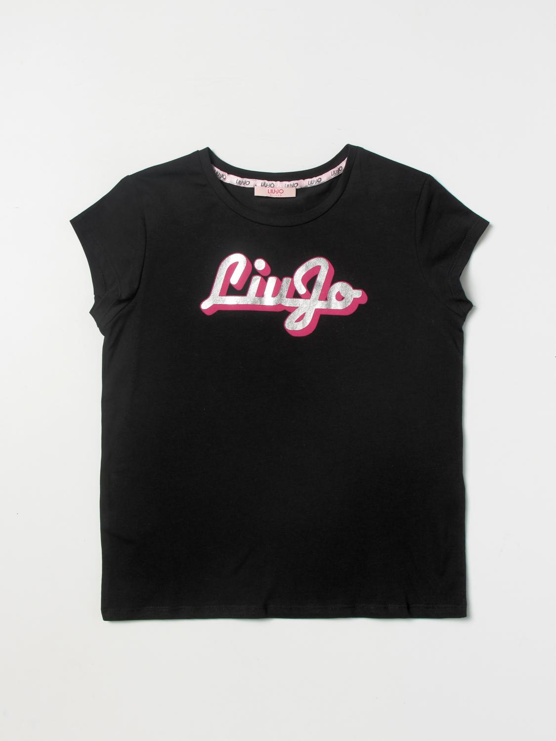 LIU JO T shirt Fille Noir T Shirt Liu Jo GF2011J0088 En Ligne Sur liu-jo-t-shirt-fille-noir-t-shirt-liu-jo-gf2011j0088-en-ligne-sur