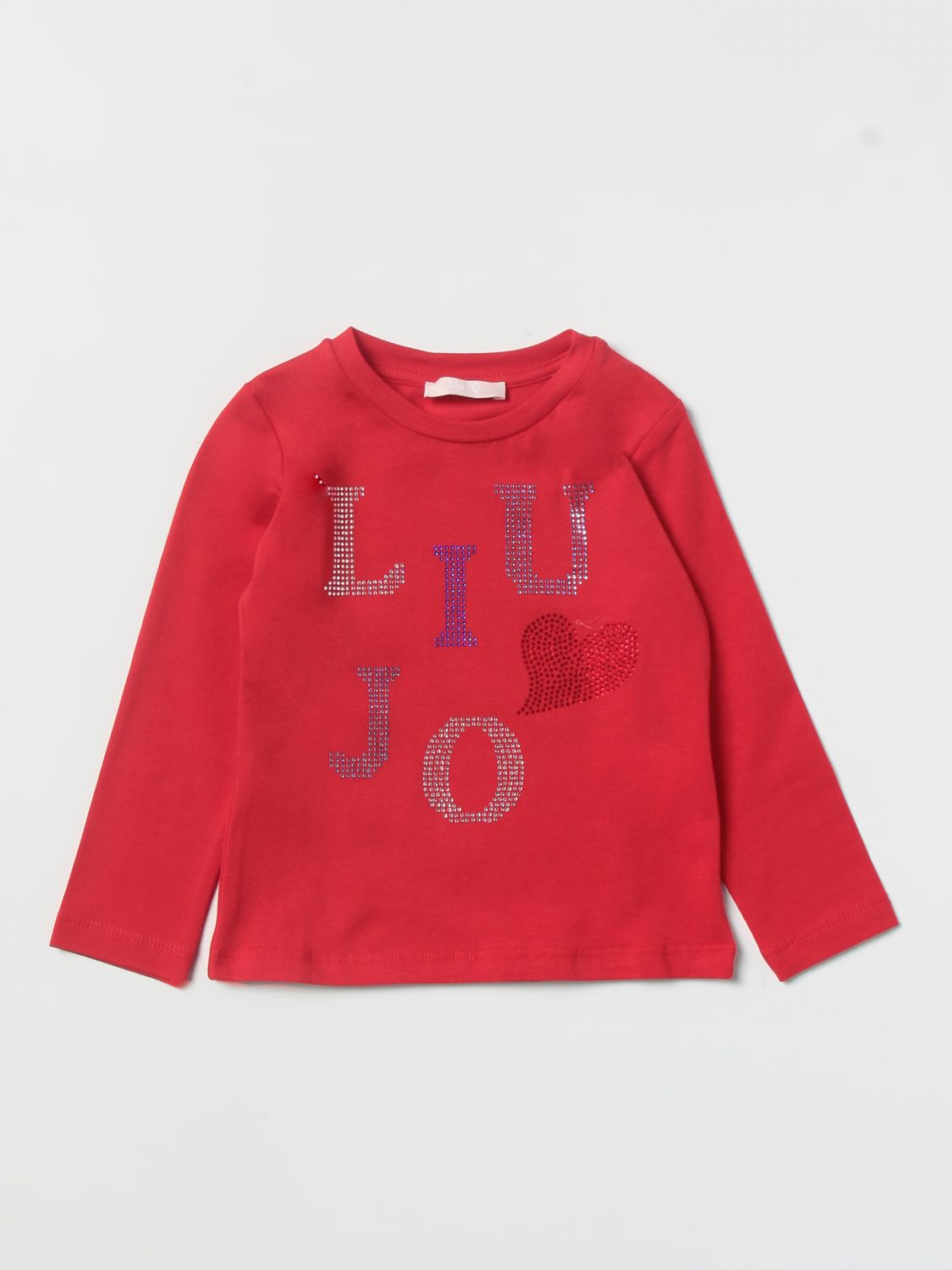 LIU JO: t-shirt for girls - Red | Liu Jo t-shirt KF2011J0088 online on ...