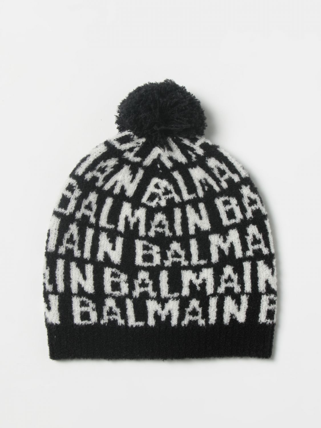 BALMAIN: hat for kids - Black | Balmain hat 6R0P27W0086 online on ...