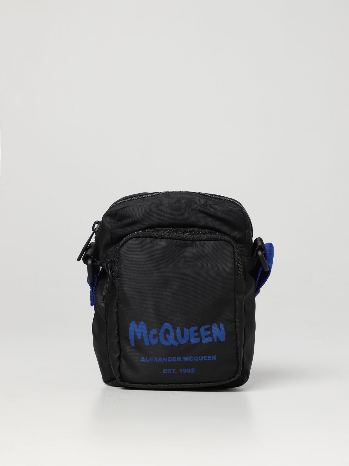 ALEXANDER MCQUEEN: shoulder bag for man - Black | Alexander Mcqueen ...