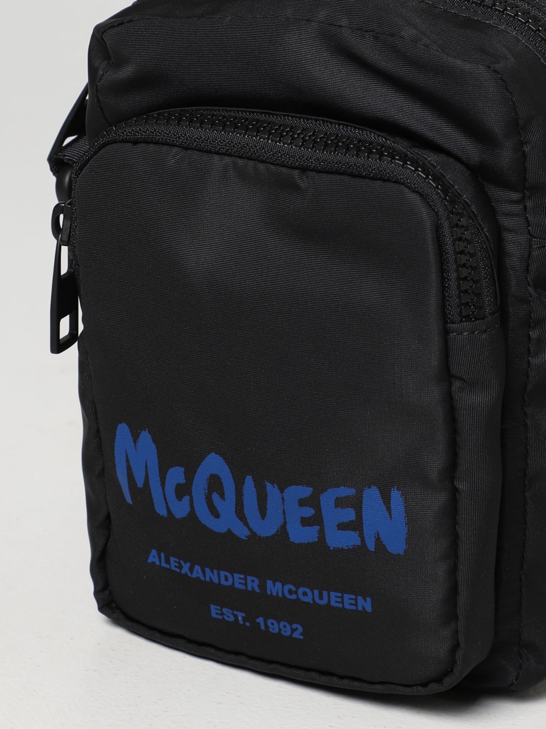 ALEXANDER MCQUEEN: shoulder bag for man - Black | Alexander Mcqueen ...