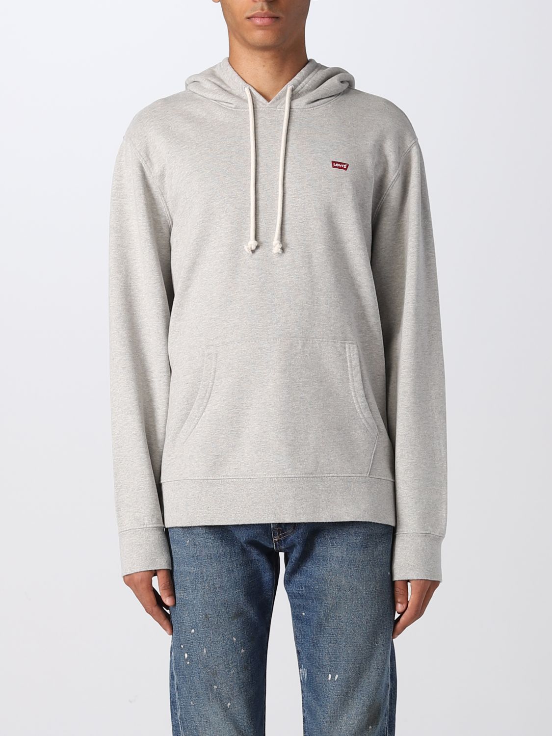 LEVI'S: sweatshirt for man - Grey | Levi's sweatshirt 345810000 online ...